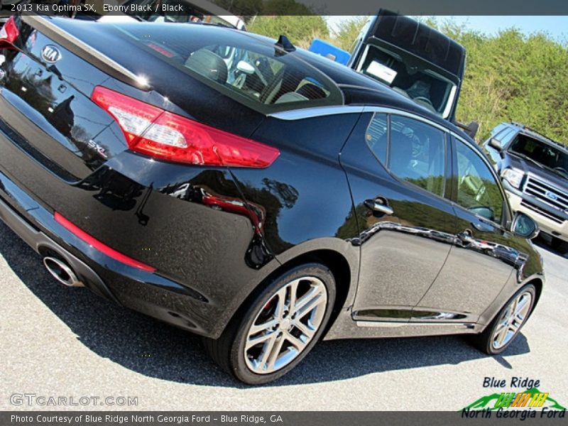 Ebony Black / Black 2013 Kia Optima SX