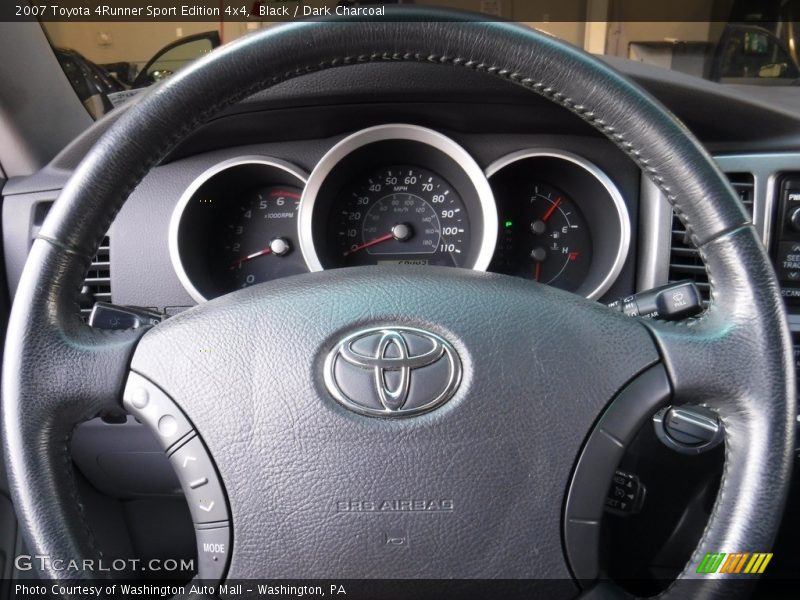 Black / Dark Charcoal 2007 Toyota 4Runner Sport Edition 4x4