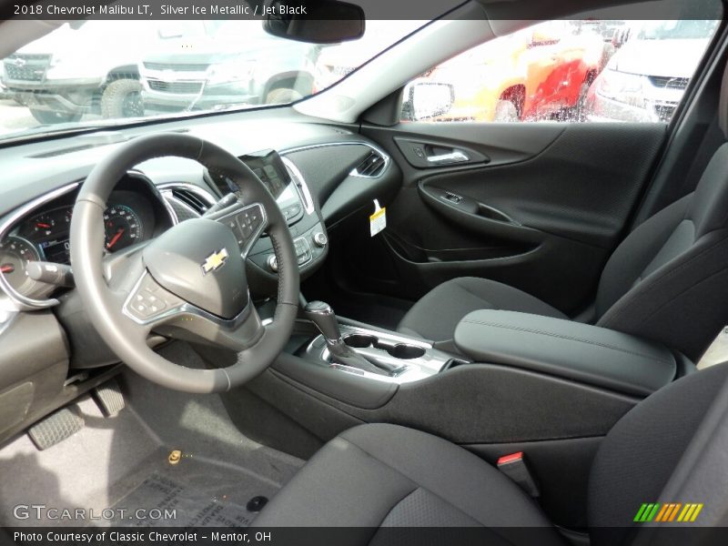 Silver Ice Metallic / Jet Black 2018 Chevrolet Malibu LT