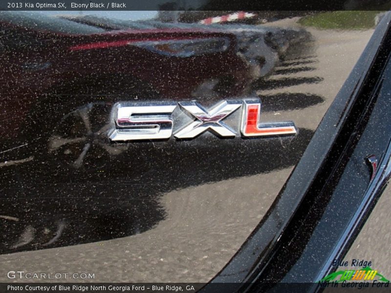 Ebony Black / Black 2013 Kia Optima SX