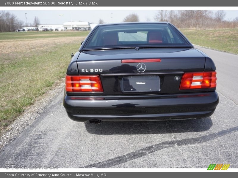 Black / Black 2000 Mercedes-Benz SL 500 Roadster