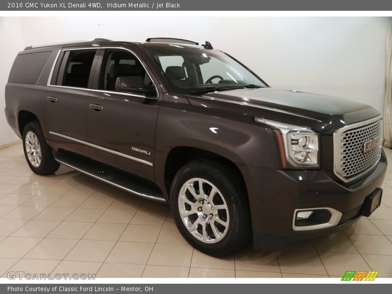 Iridium Metallic / Jet Black 2016 GMC Yukon XL Denali 4WD