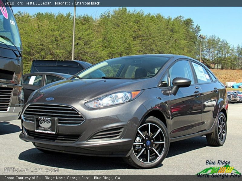 Magnetic / Charcoal Black 2018 Ford Fiesta SE Sedan