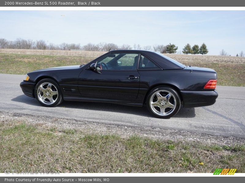 Black / Black 2000 Mercedes-Benz SL 500 Roadster
