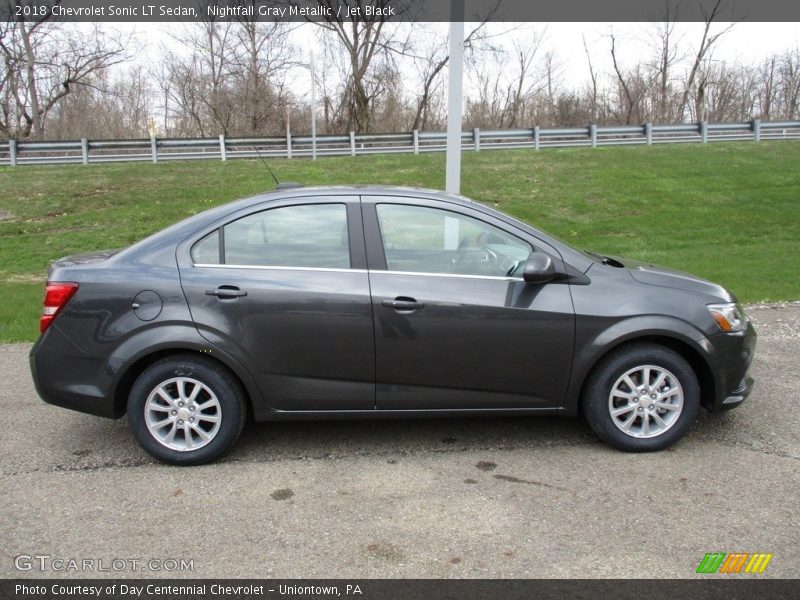 Nightfall Gray Metallic / Jet Black 2018 Chevrolet Sonic LT Sedan