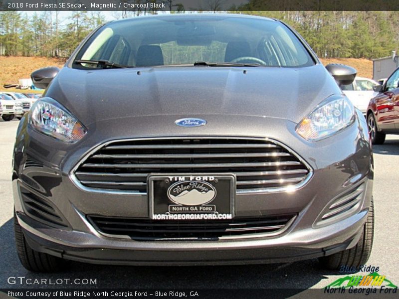 Magnetic / Charcoal Black 2018 Ford Fiesta SE Sedan