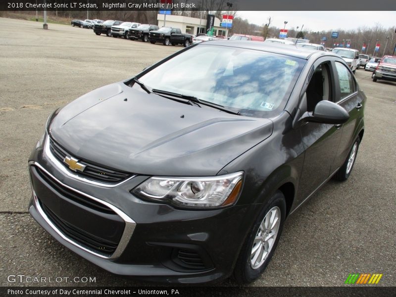 Nightfall Gray Metallic / Jet Black 2018 Chevrolet Sonic LT Sedan