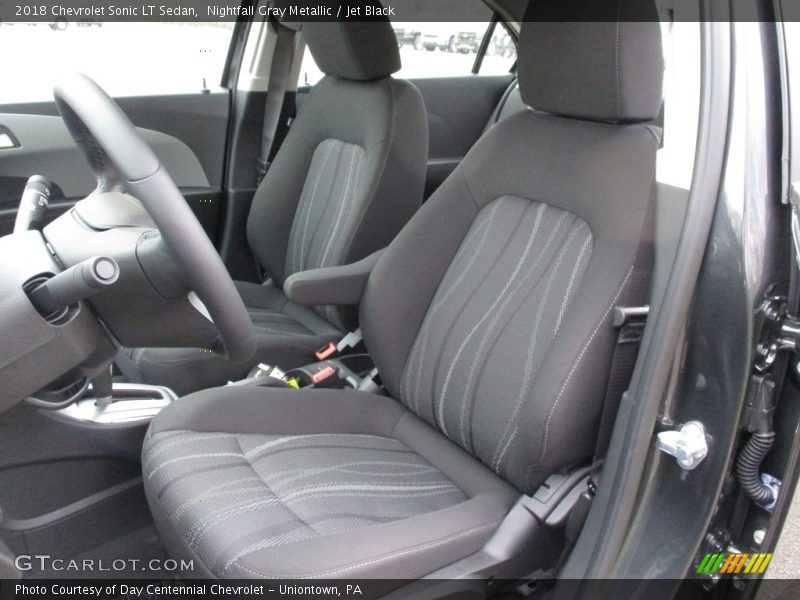 Nightfall Gray Metallic / Jet Black 2018 Chevrolet Sonic LT Sedan