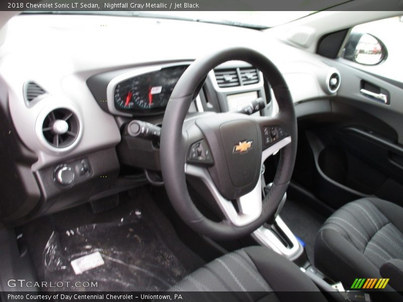 Nightfall Gray Metallic / Jet Black 2018 Chevrolet Sonic LT Sedan
