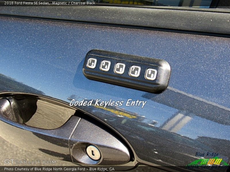 Magnetic / Charcoal Black 2018 Ford Fiesta SE Sedan