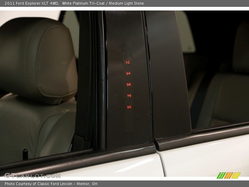 White Platinum Tri-Coat / Medium Light Stone 2011 Ford Explorer XLT 4WD