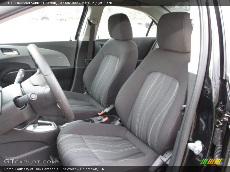 Mosaic Black Metallic / Jet Black 2018 Chevrolet Sonic LT Sedan