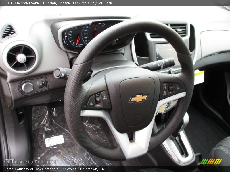 Mosaic Black Metallic / Jet Black 2018 Chevrolet Sonic LT Sedan