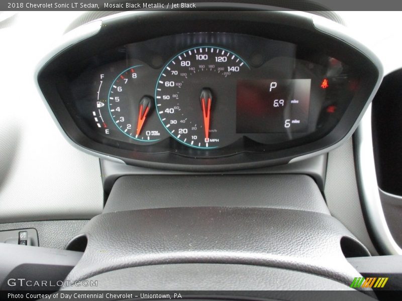 Mosaic Black Metallic / Jet Black 2018 Chevrolet Sonic LT Sedan