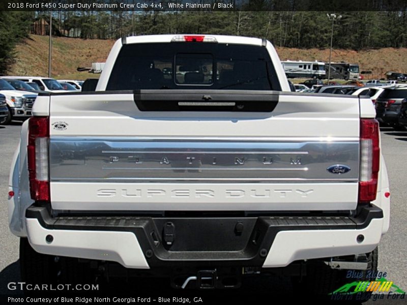 White Platinum / Black 2018 Ford F450 Super Duty Platinum Crew Cab 4x4