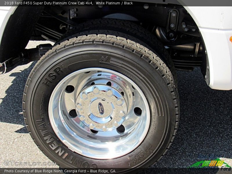 White Platinum / Black 2018 Ford F450 Super Duty Platinum Crew Cab 4x4