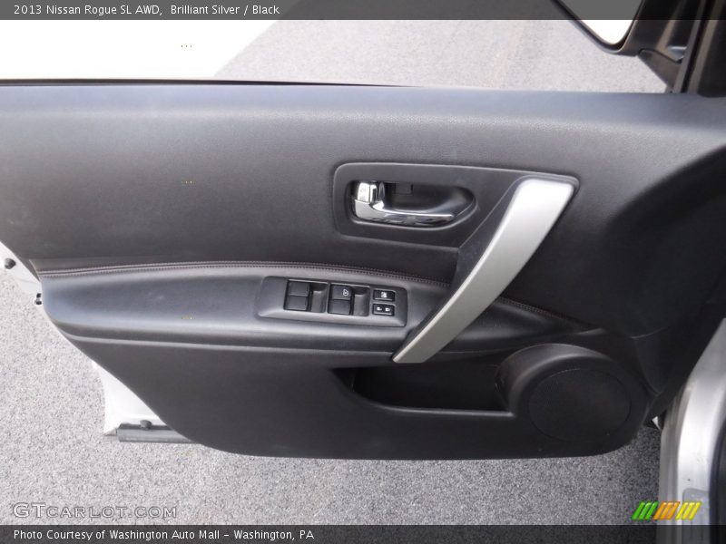 Brilliant Silver / Black 2013 Nissan Rogue SL AWD