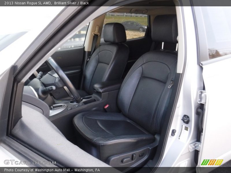 Brilliant Silver / Black 2013 Nissan Rogue SL AWD