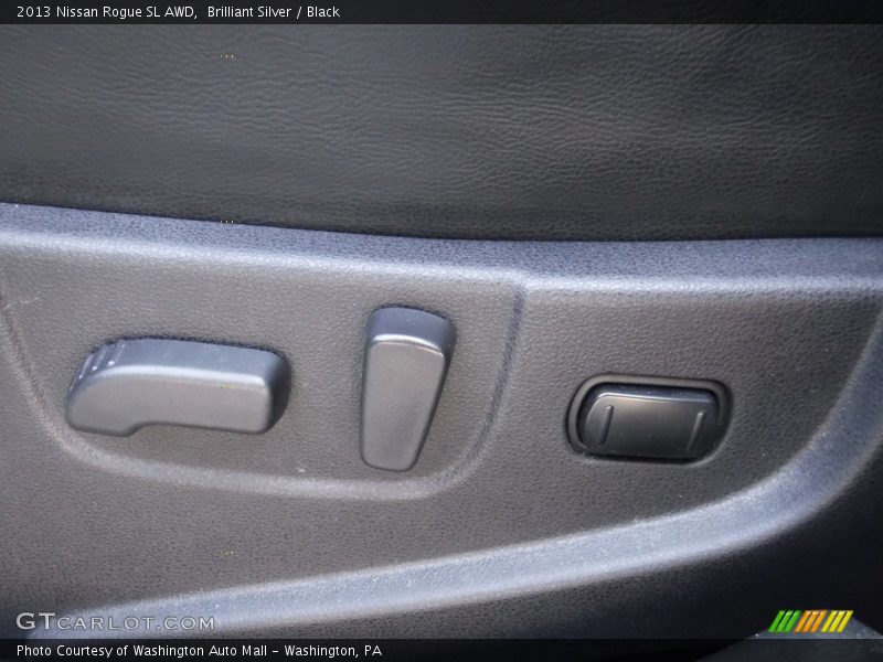 Brilliant Silver / Black 2013 Nissan Rogue SL AWD