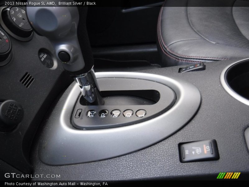 Brilliant Silver / Black 2013 Nissan Rogue SL AWD