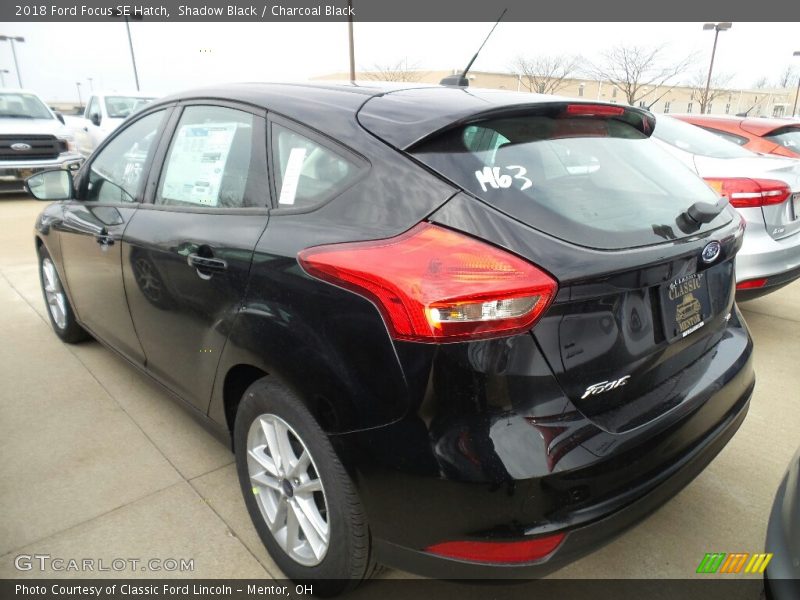 Shadow Black / Charcoal Black 2018 Ford Focus SE Hatch