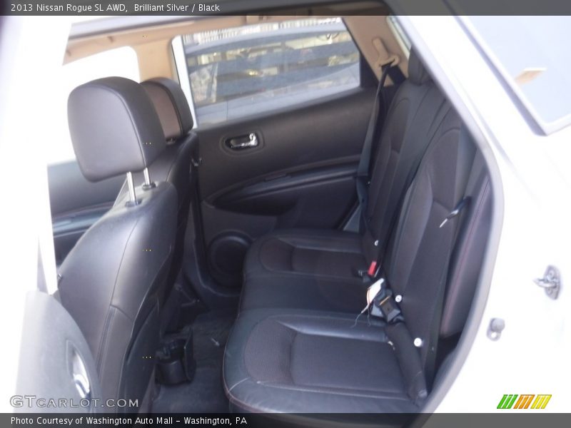 Brilliant Silver / Black 2013 Nissan Rogue SL AWD