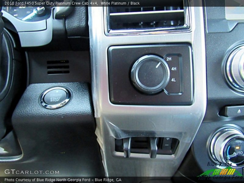 White Platinum / Black 2018 Ford F450 Super Duty Platinum Crew Cab 4x4