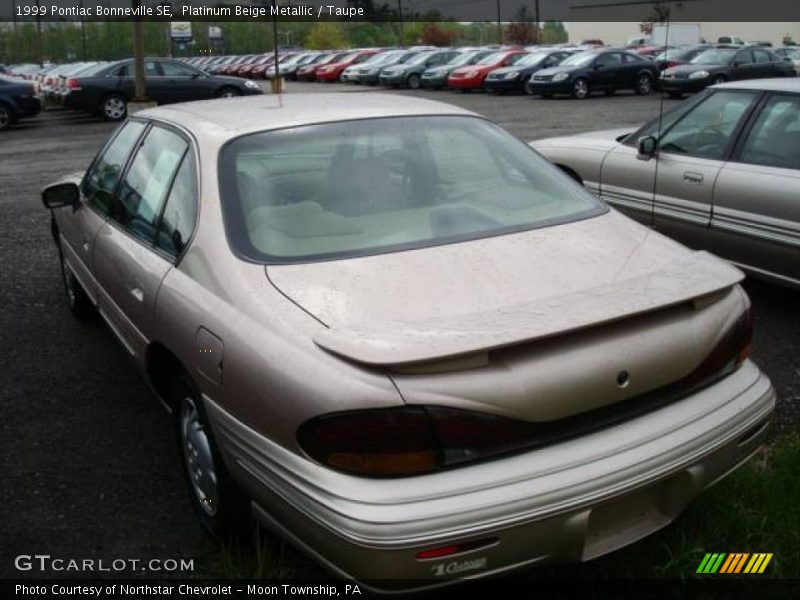 Platinum Beige Metallic / Taupe 1999 Pontiac Bonneville SE