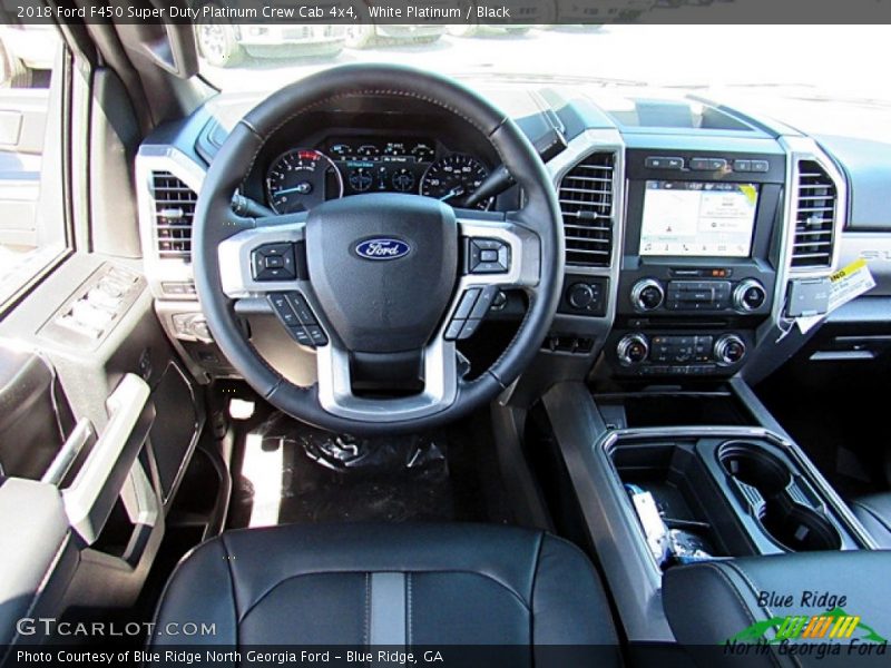White Platinum / Black 2018 Ford F450 Super Duty Platinum Crew Cab 4x4