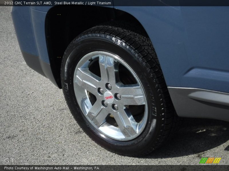 Steel Blue Metallic / Light Titanium 2012 GMC Terrain SLT AWD