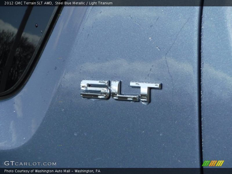 Steel Blue Metallic / Light Titanium 2012 GMC Terrain SLT AWD