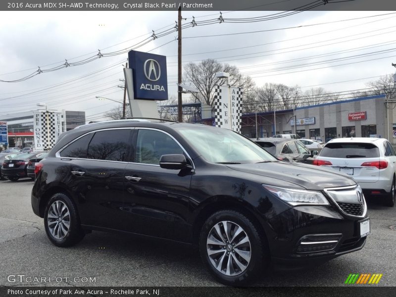 Crystal Black Pearl / Parchment 2016 Acura MDX SH-AWD Technology