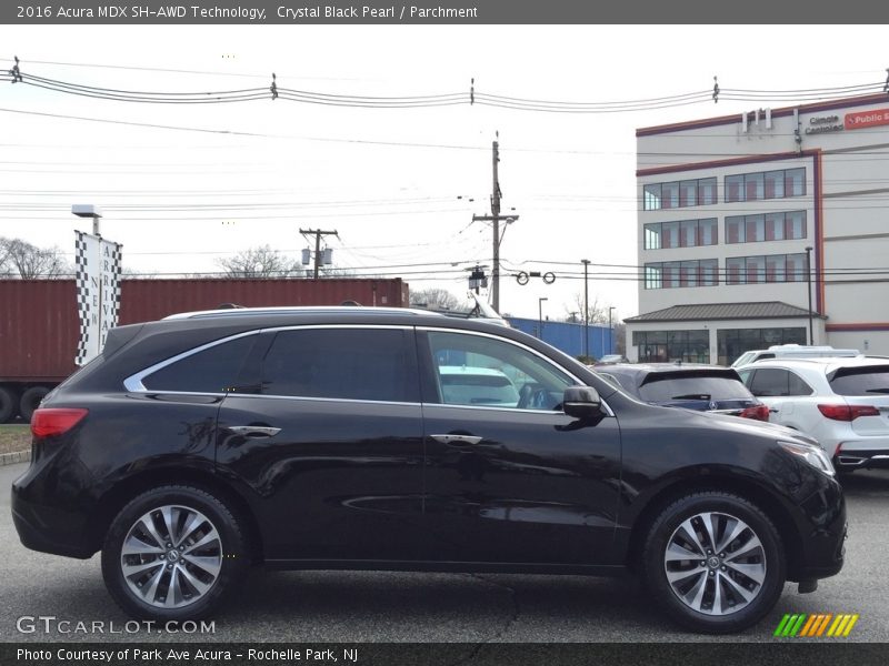 Crystal Black Pearl / Parchment 2016 Acura MDX SH-AWD Technology