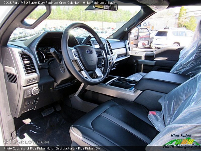 White Platinum / Black 2018 Ford F450 Super Duty Platinum Crew Cab 4x4