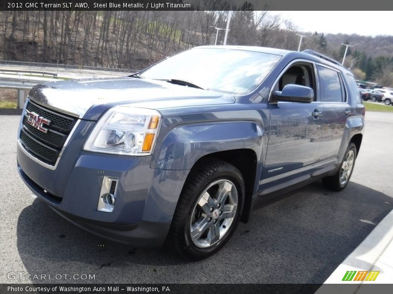 Steel Blue Metallic / Light Titanium 2012 GMC Terrain SLT AWD