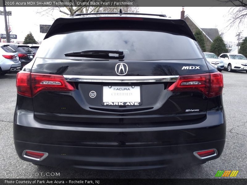 Crystal Black Pearl / Parchment 2016 Acura MDX SH-AWD Technology