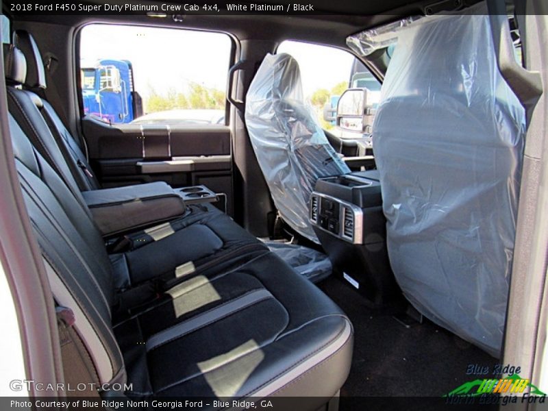 White Platinum / Black 2018 Ford F450 Super Duty Platinum Crew Cab 4x4