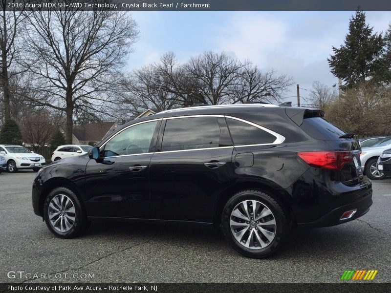 Crystal Black Pearl / Parchment 2016 Acura MDX SH-AWD Technology