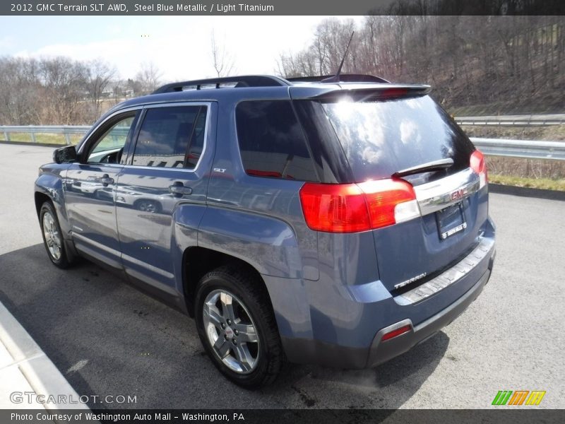 Steel Blue Metallic / Light Titanium 2012 GMC Terrain SLT AWD