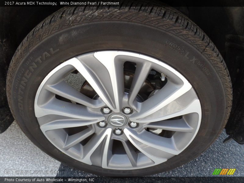 White Diamond Pearl / Parchment 2017 Acura MDX Technology
