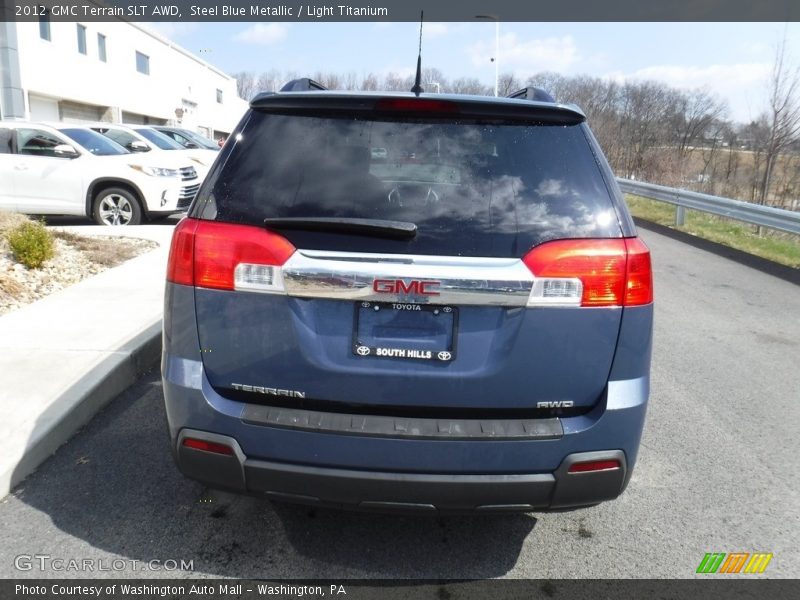 Steel Blue Metallic / Light Titanium 2012 GMC Terrain SLT AWD