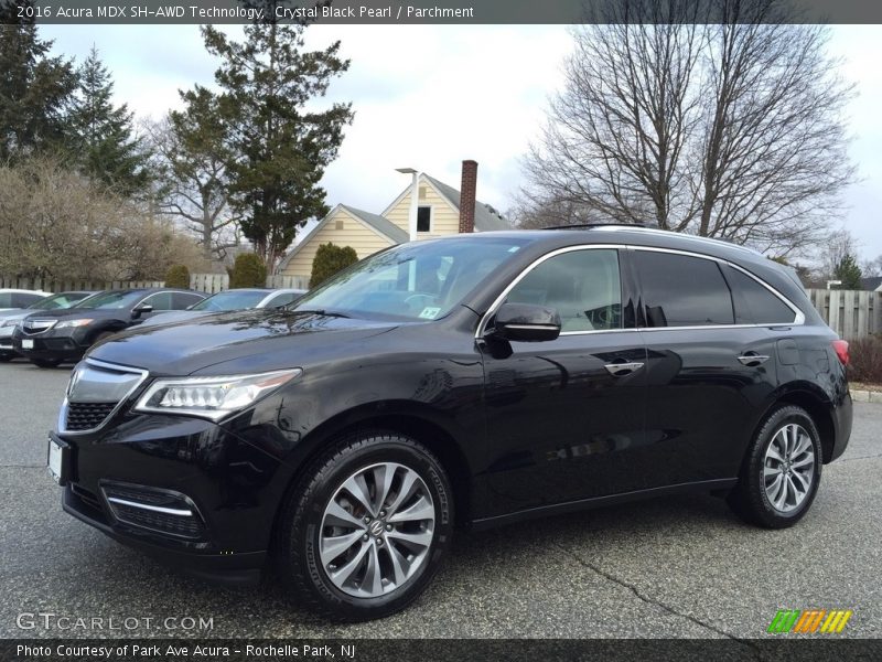 Crystal Black Pearl / Parchment 2016 Acura MDX SH-AWD Technology