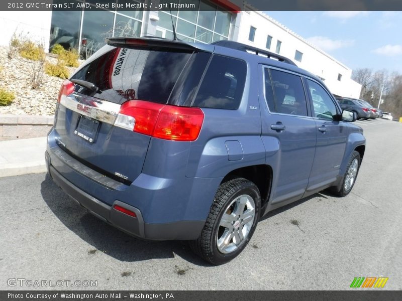 Steel Blue Metallic / Light Titanium 2012 GMC Terrain SLT AWD