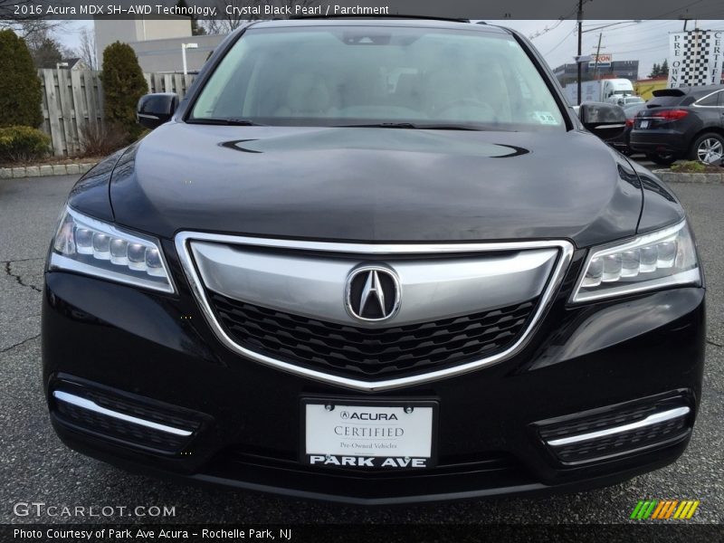 Crystal Black Pearl / Parchment 2016 Acura MDX SH-AWD Technology
