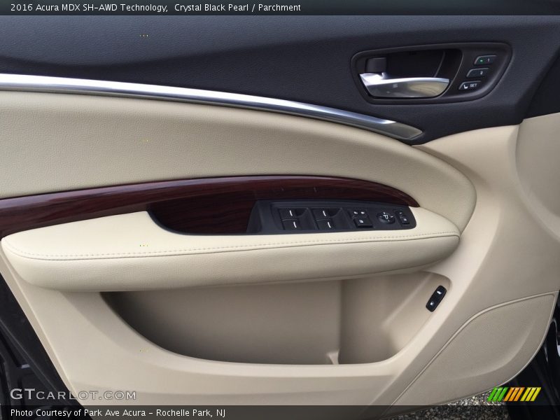 Crystal Black Pearl / Parchment 2016 Acura MDX SH-AWD Technology