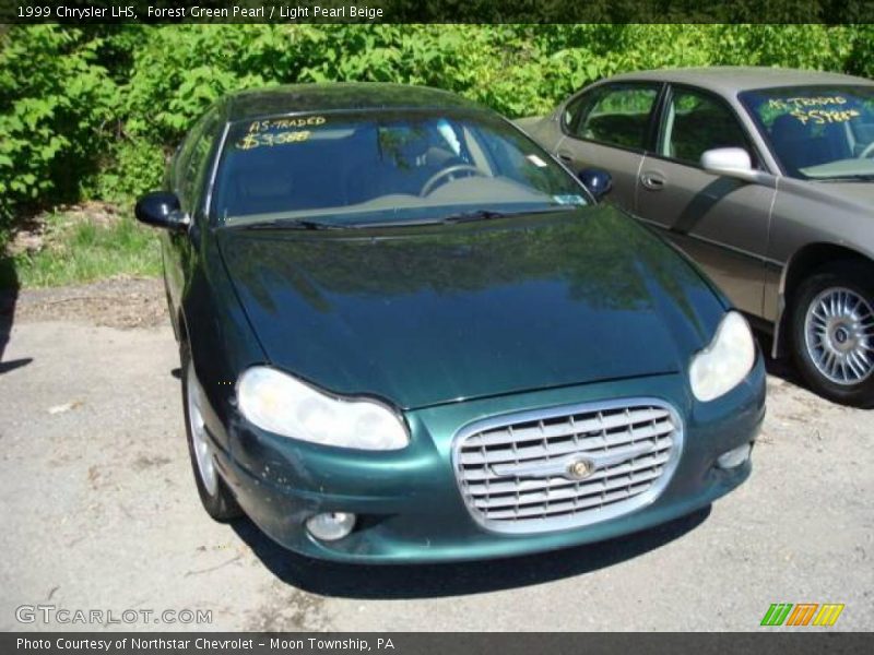 Forest Green Pearl / Light Pearl Beige 1999 Chrysler LHS