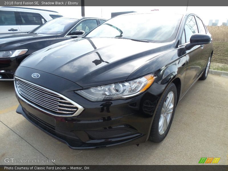 Shadow Black / Ebony 2018 Ford Fusion SE
