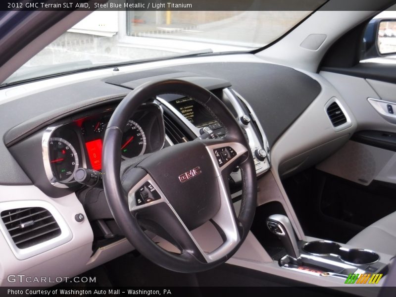 Steel Blue Metallic / Light Titanium 2012 GMC Terrain SLT AWD