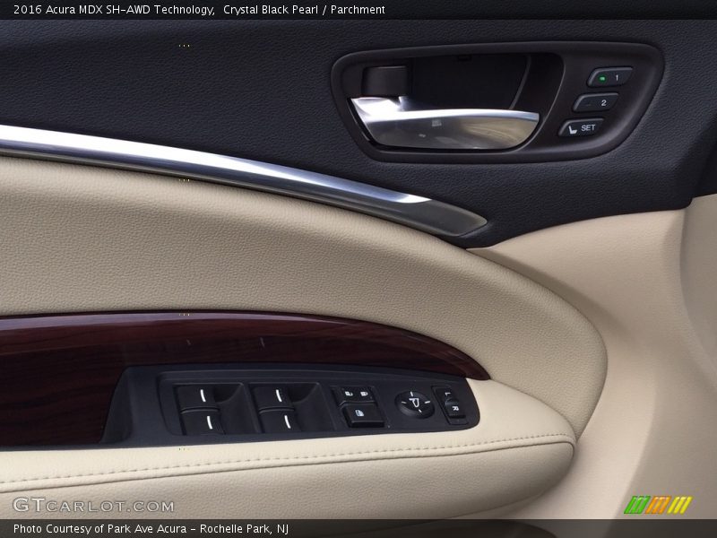 Crystal Black Pearl / Parchment 2016 Acura MDX SH-AWD Technology