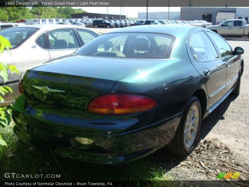Forest Green Pearl / Light Pearl Beige 1999 Chrysler LHS